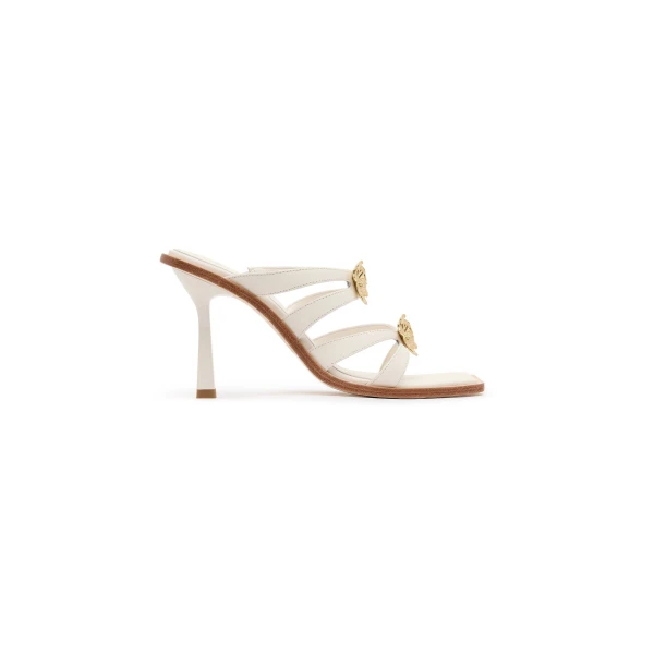 Aje Aventura Heel in Ivory | Heels | Coveti