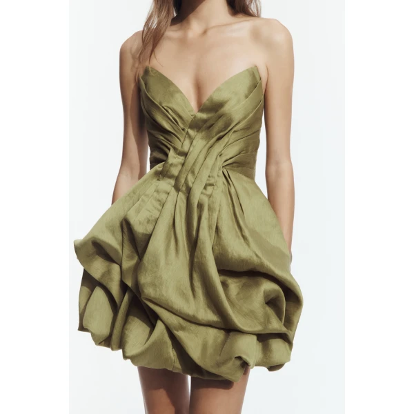 Aje Bellara Mini Dress in Avocado | Mini Dresses | Coveti