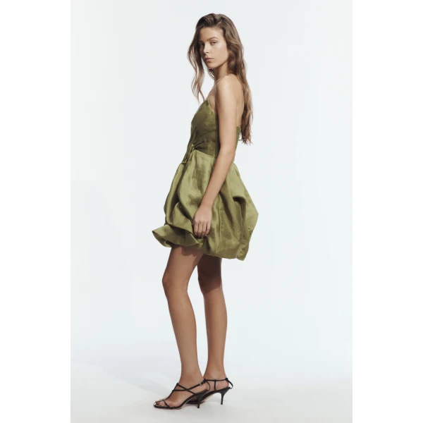 Aje Bellara Mini Dress in Avocado | Mini Dresses | Coveti