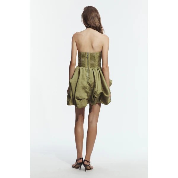 Aje Bellara Mini Dress in Avocado | Mini Dresses | Coveti