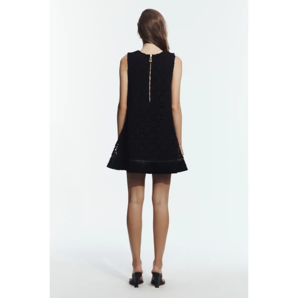 Aje Boheme Lace Mini Dress in Black | Mini Dresses | Coveti