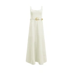 Aje Canvas Midi Dress in Citrus | Midi Dresses | Coveti