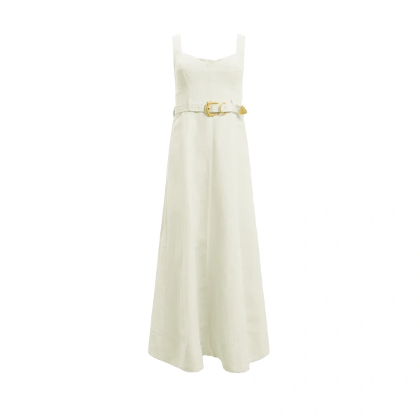 Canvas Midi Dress