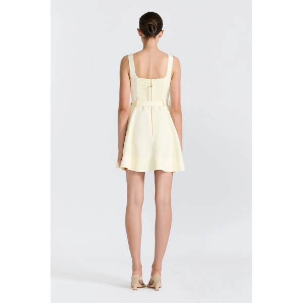 Aje Canvas Mini Dress in Citrus | Mini Dresses | Coveti
