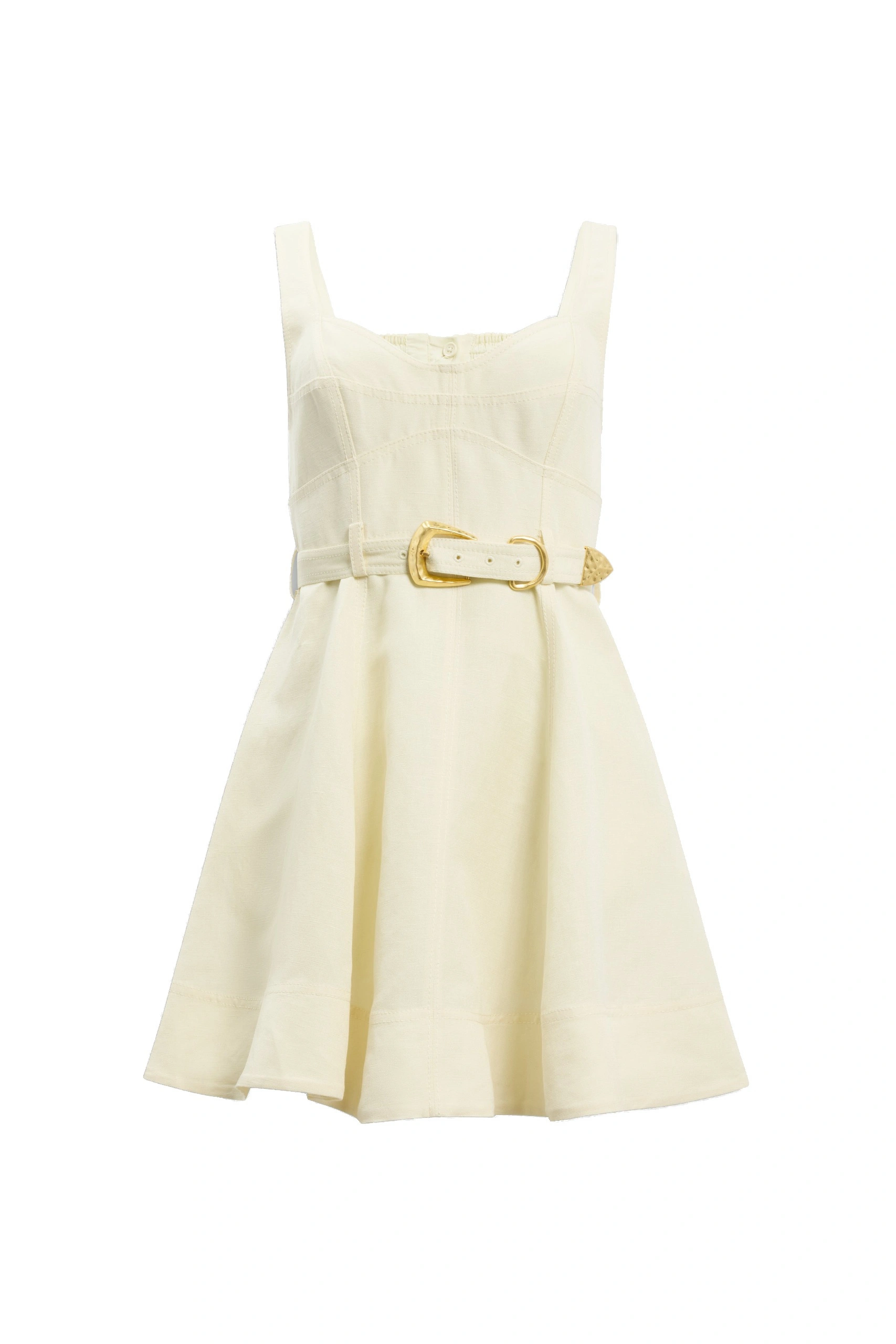 Aje Canvas Mini Dress Citrus Aje Canvas Mini Dress in Citrus | Mini Dresses | Coveti