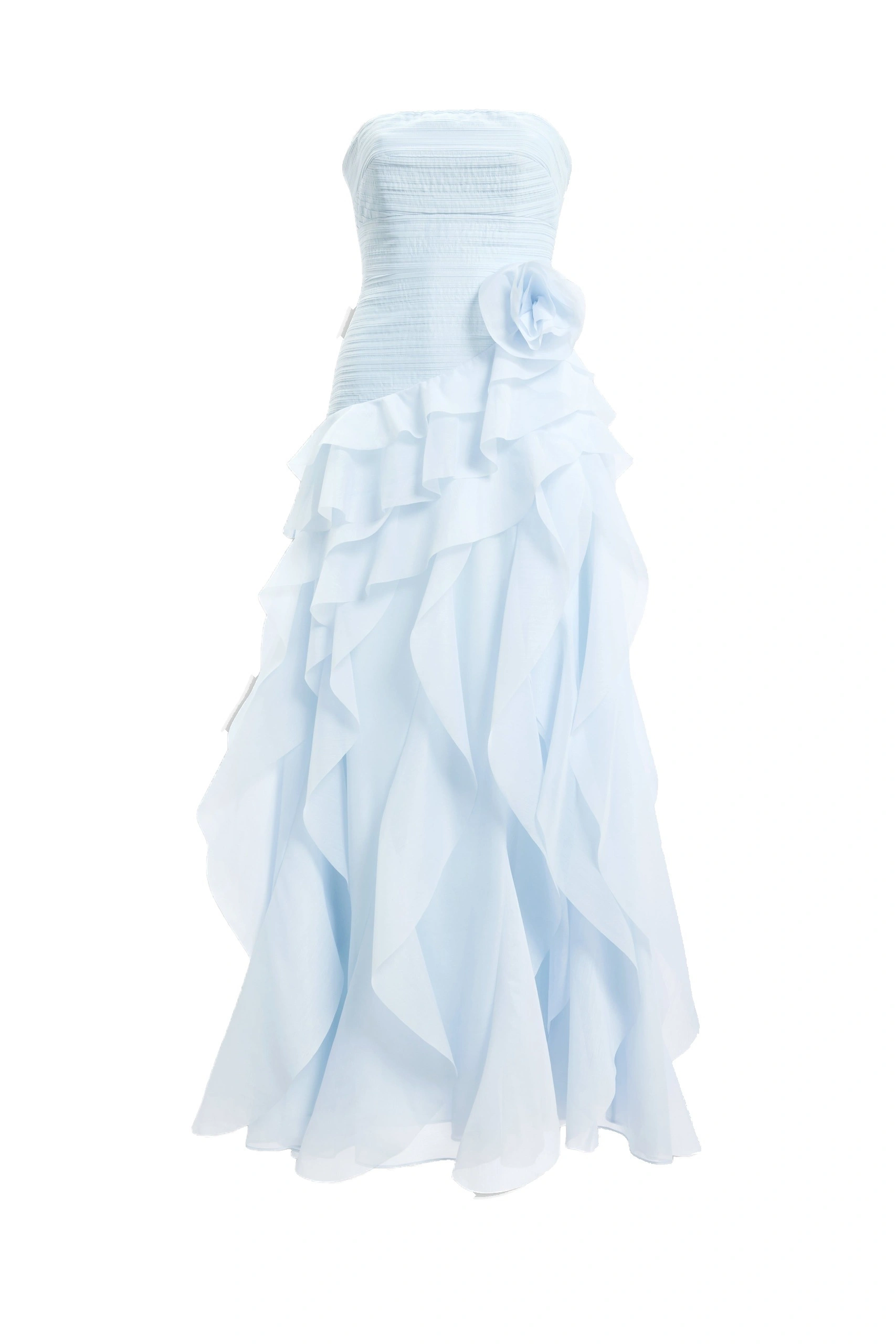 Aje Canyon Gown Artic Blue Aje Canyon Gown in Artic Blue | Evening Gowns | Coveti