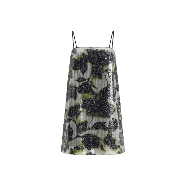 Aje Caprini Sequin Mini Dress in Ink Folia | Mini Dresses | Coveti