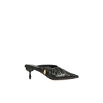 Aje Carmena Ruched Mule Heel in Black | Heels | Coveti
