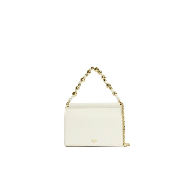 Aje Cece Clutch in Ivory | Clutch Bags | Coveti