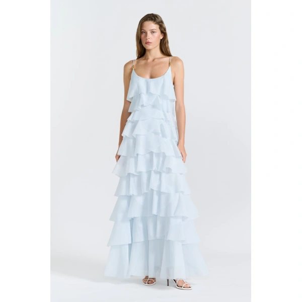 Aje Celestine Maxi Dress in Artic Blue | Maxi Dresses | Coveti