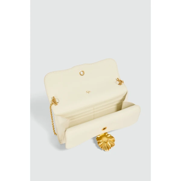 Aje Cezanne Clutch in Ivory | Clutch Bags | Coveti
