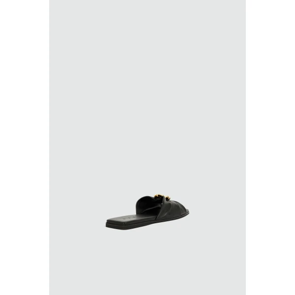 Aje Cezanne Slide in Black | Flip Flops & Slides | Coveti