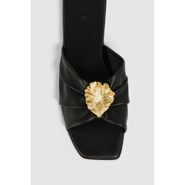 Aje Cezanne Slide in Black | Flip Flops & Slides | Coveti