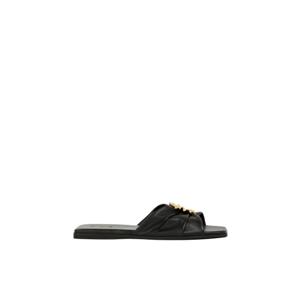 Aje Cezanne Slide in Black | Flip Flops & Slides | Coveti