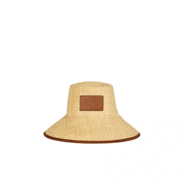 Chesca Wide Brim Raffia Hat
