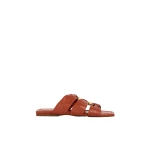 Aje Clara Slide in Chestnut | Flip Flops & Slides | Coveti