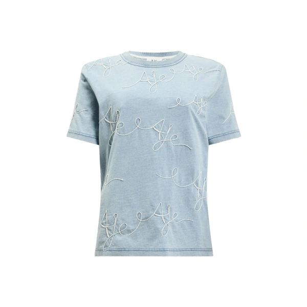 Coast Logo Denim Wash Tee