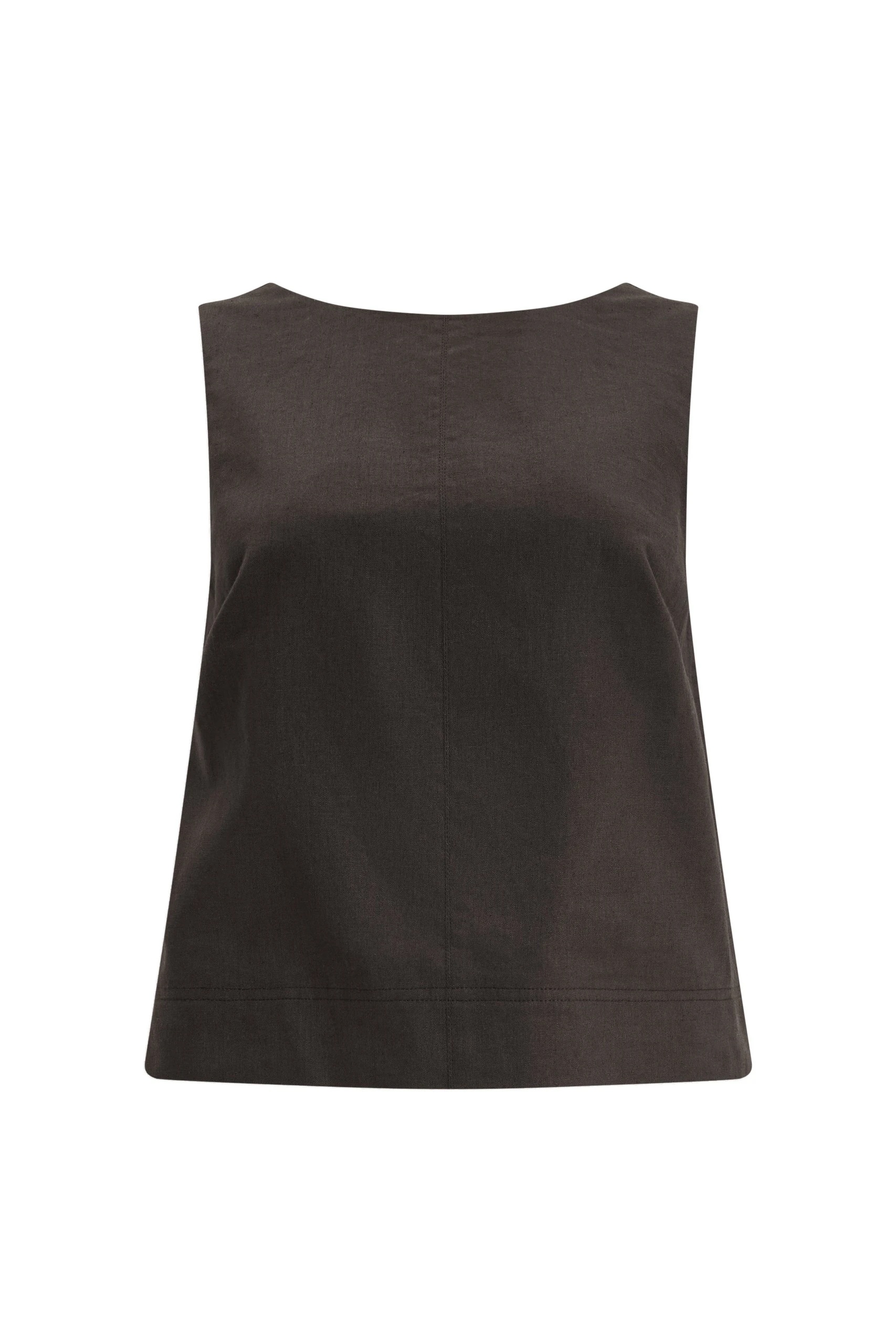 Aje Corine High Neck Top Chocolate Aje Corine High Neck Top in Chocolate | Tops | Coveti