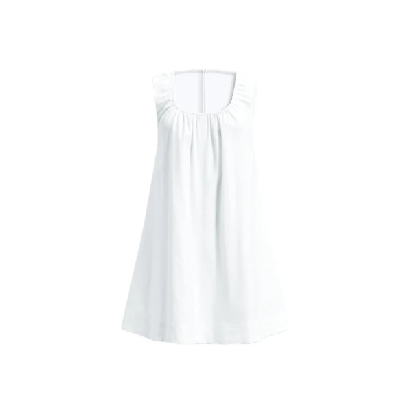 Aje Corine Linen Mini Dress in White | Mini Dresses | Coveti