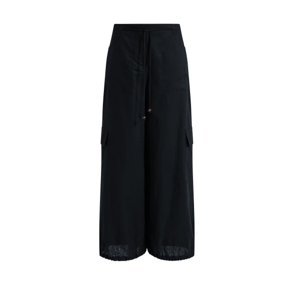 Aje Corine Relaxed Cargo Pant in Black | Pants | Coveti