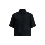 Aje Corine Relaxed Shirt in Black | Shirts | Coveti