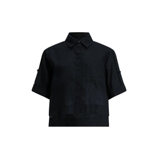 Aje Corine Relaxed Shirt in Black | Shirts | Coveti