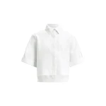 Aje Corine Relaxed Shirt in White | Shirts | Coveti
