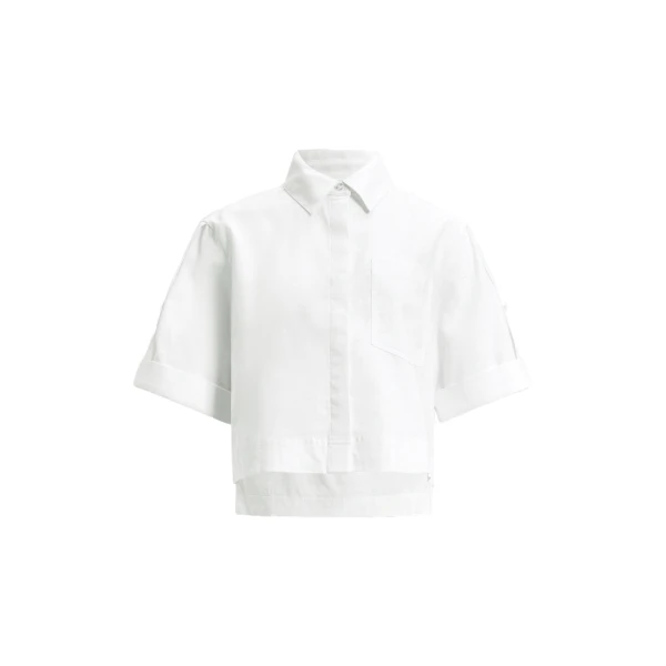 Aje Corine Relaxed Shirt in White | Shirts | Coveti