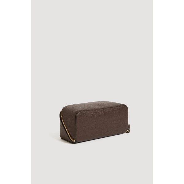 Aje Cove Beauty Case in Chocolate | Wallets & Purses | Coveti