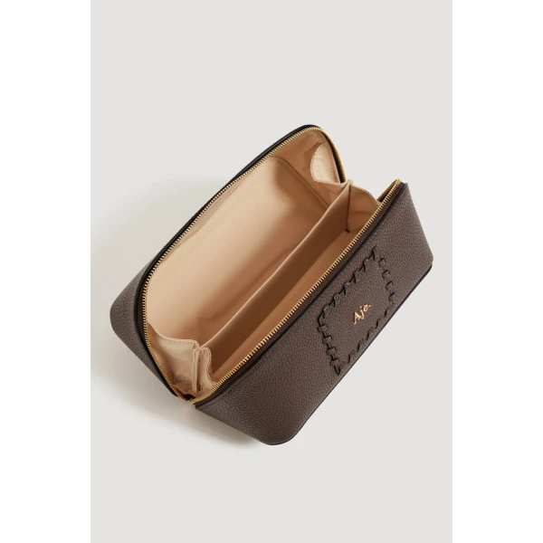 Aje Cove Beauty Case in Chocolate | Wallets & Purses | Coveti