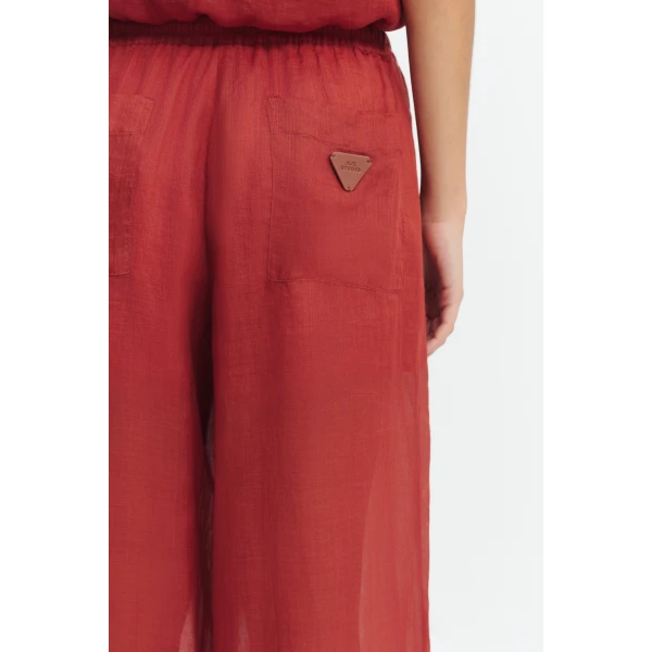 Aje Cove Relaxed Pant in Claret | Pants | Coveti