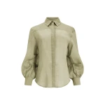 Aje Cove Tie Shirt in Pale Olive | Shirts | Coveti