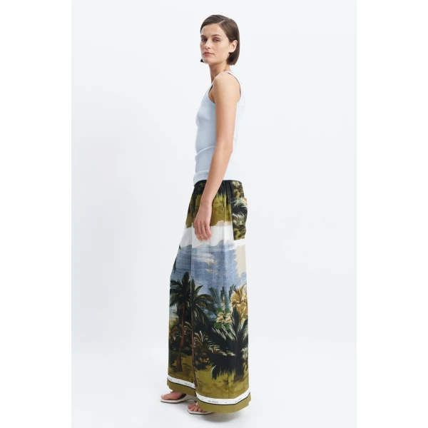 Aje Cowrie Scoop Tank in Powder Blue | Tops | Coveti