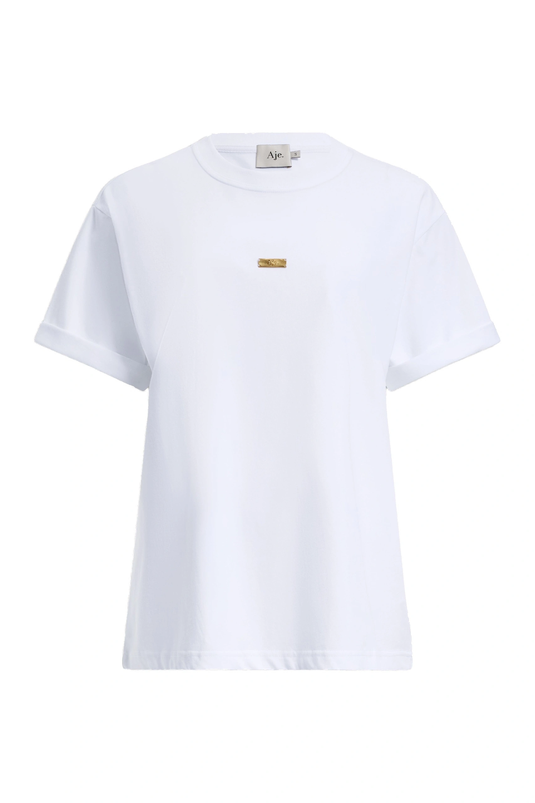 Aje Dakota Oversized Tee White/Blue Heirloom Aje Dakota Oversized Tee in White/Blue Heirloom | T-shirts | Coveti