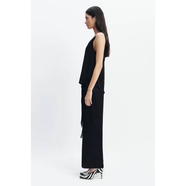 Aje Dawn Asymmetric Top in Black | Tops | Coveti