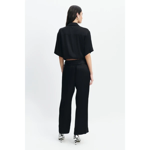 Aje Dawn Bubble Shirt in Black | Shirts | Coveti