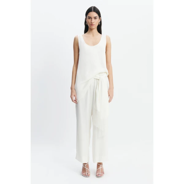 Aje Dawn Relaxed Pants in Ivory | Pants | Coveti