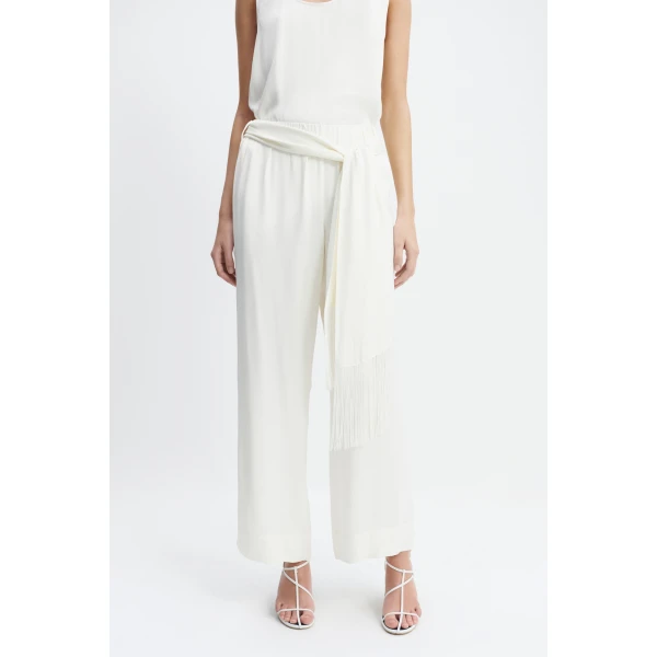 Aje Dawn Relaxed Pants in Ivory | Pants | Coveti