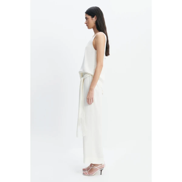 Aje Dawn Relaxed Pants in Ivory | Pants | Coveti