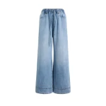 Aje Delora Denim Jeans in Sea Blue Wash | Pants | Coveti