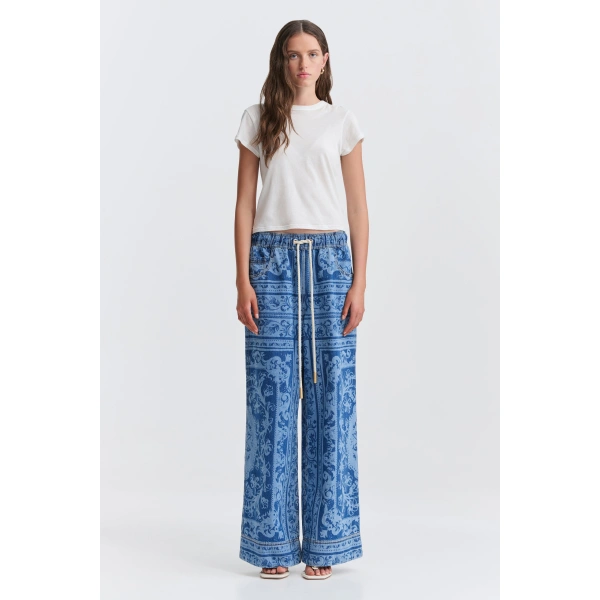 Aje Dive Denim Pants in Blue Heirloom Wash | Pants | Coveti