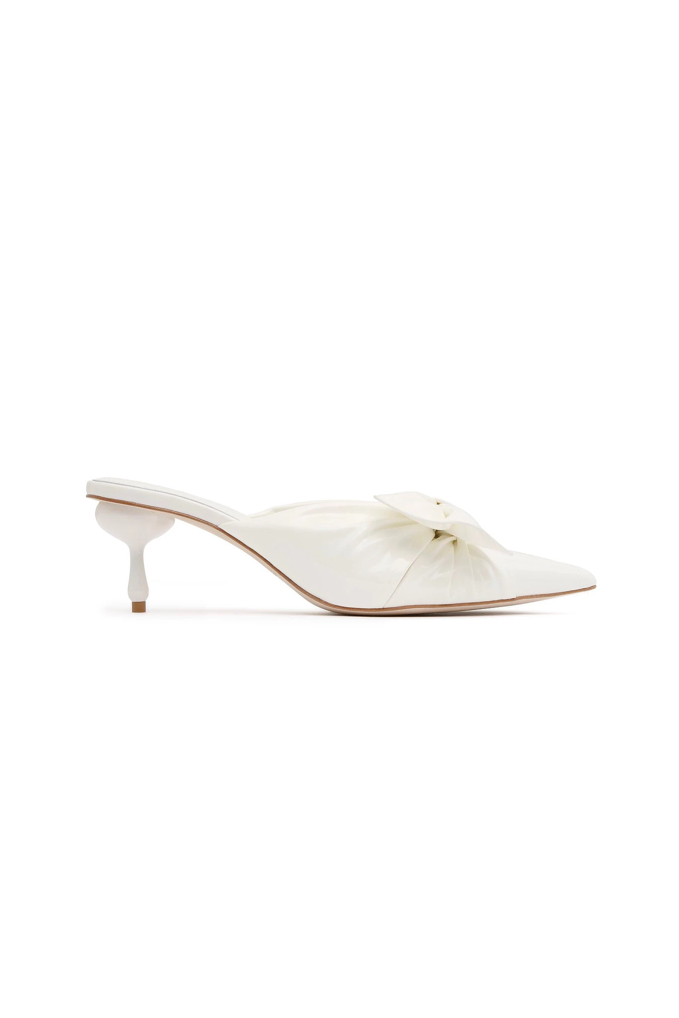 Aje Edra Mid Heel Ivory Aje Edra Mid Heel in Ivory | Heels | Coveti