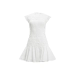 Aje Elarose Lace Mini Dress in Ivory | Mini Dresses | Coveti