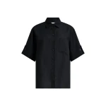 Aje Ella Oversized Shirt in Black | Shirts | Coveti