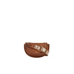 Aje Emery Small Saddle Bag in Spiced Chai | Shoulder & Crossbody Bags | Coveti