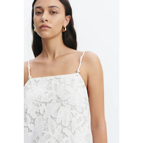 Aje Estelle Maxi Dress in White | Maxi Dresses | Coveti