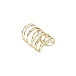Aje Eterna Cuff in Gold | Bracelets | Coveti