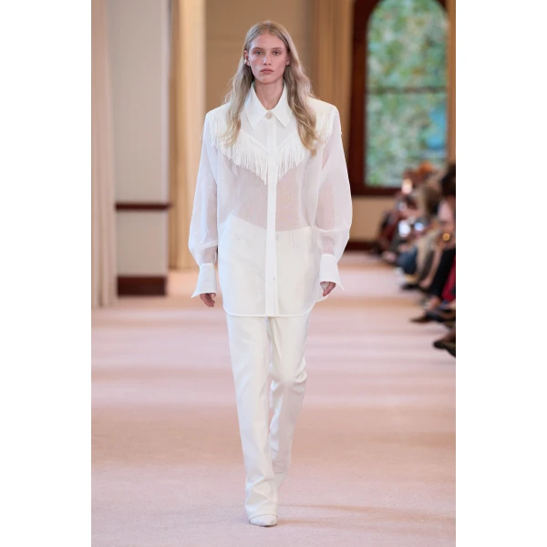 Aje Farrow Fringe Shirt