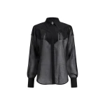 Aje Farrow Fringe Shirt Australia Signature Tops – Coveti Aje Farrow Fringe Shirt