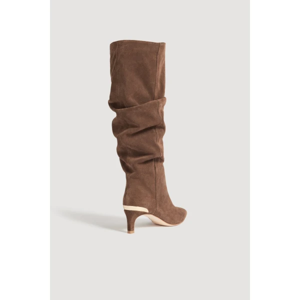 Aje Finn Slouchy Boot in Brown | Boots | Coveti